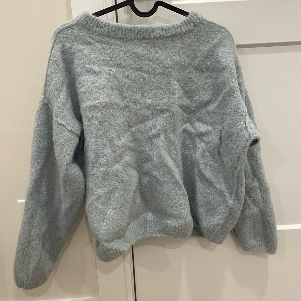 Free People Light Blue Sweater - Picture 6 of 8